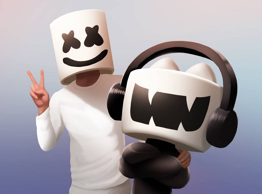 Marshmallow Dj And Monstercat Wallpaper