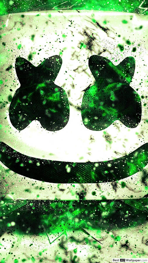 Marshmello Iphone Green Wallpaper