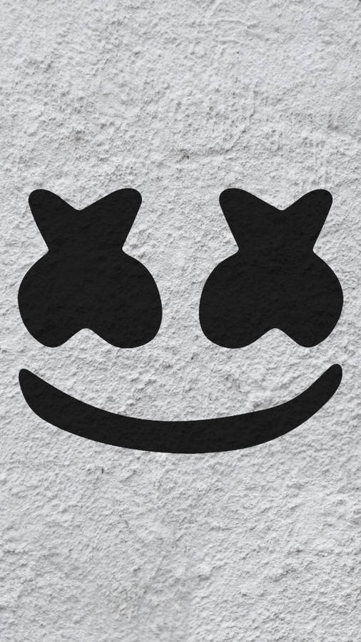 Marshmello Iphone Textured Surface Wallpaper