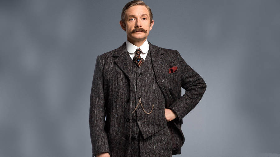 Martin Freeman Retro Men's Fashion Wallpaper