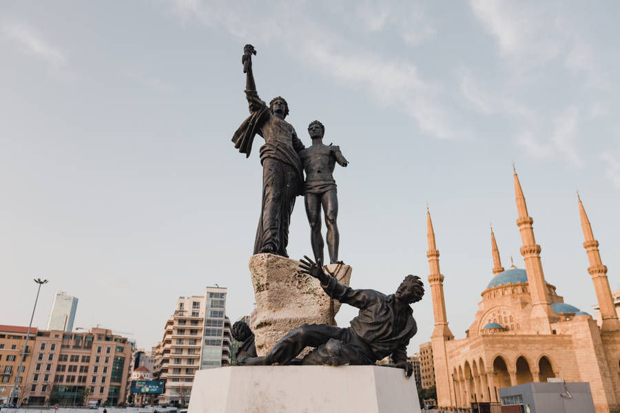 Martyrs' Monument Lebanon Wallpaper