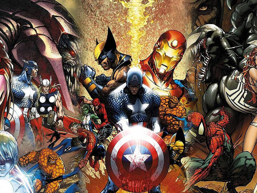 Marvel Characters Wallpaper