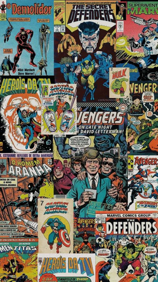 Marvel Comic Book Different Covers Wallpaper
