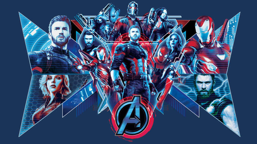 Marvel Comics Logo Over Roaring Background Wallpaper