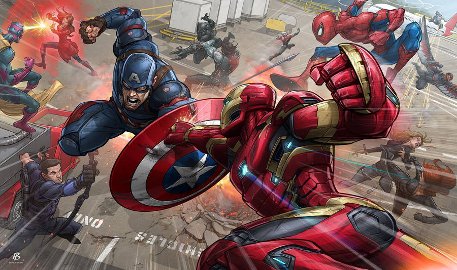 Marvel Heroes Wallpaper