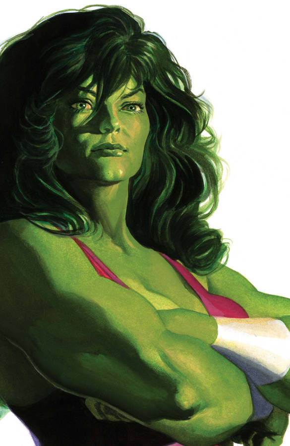 Marvel She Hulk Half Shot Wallpaper
