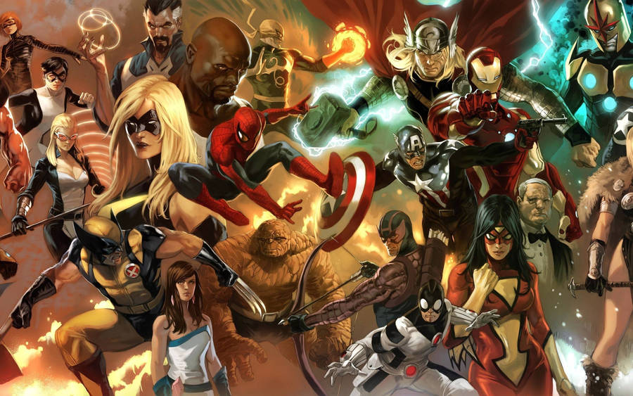 Marvel Superheroes Wallpaper