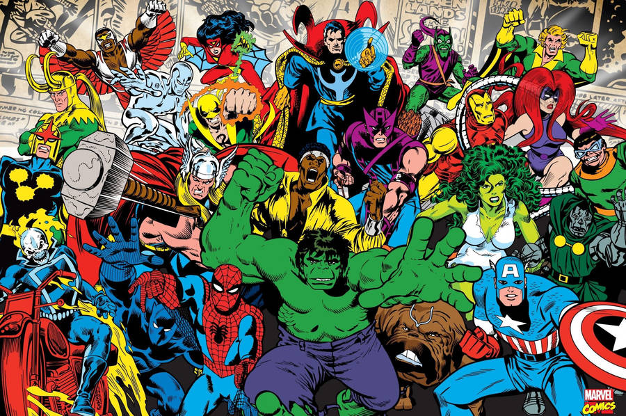 Marvel Villains Comics Cover Wallpaper