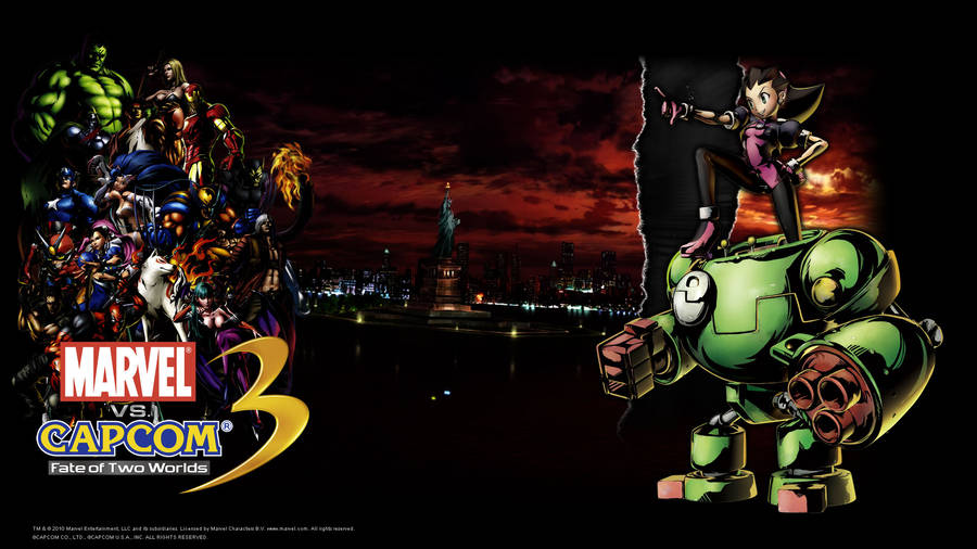 Marvel Vs. Capcom Tron Bonne Wallpaper