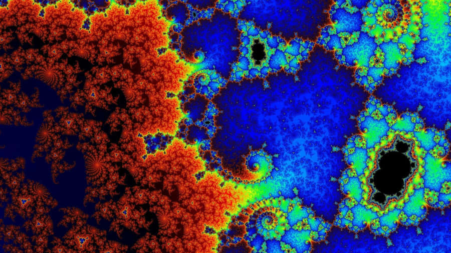 Marvelous Fractal Image Showcasing Nature's Beauty Wallpaper