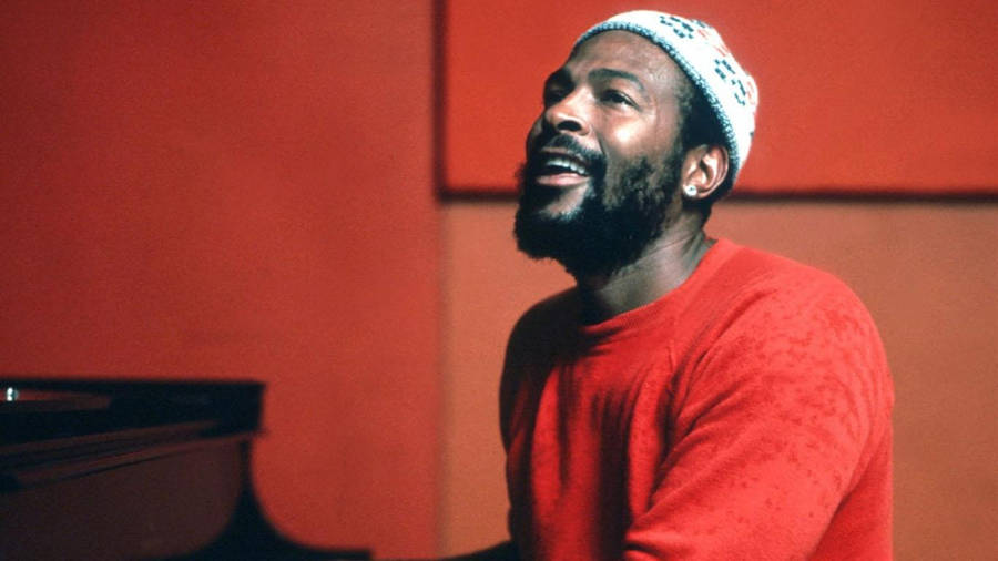 Marvin Gaye In Orange Wallpaper