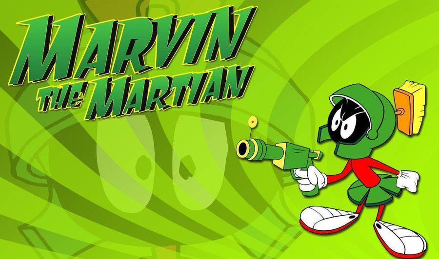 Marvin The Martian Logo Wallpaper