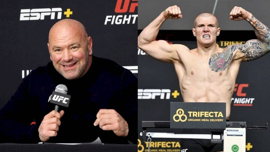 Marvin Vettori And Dana White Wallpaper