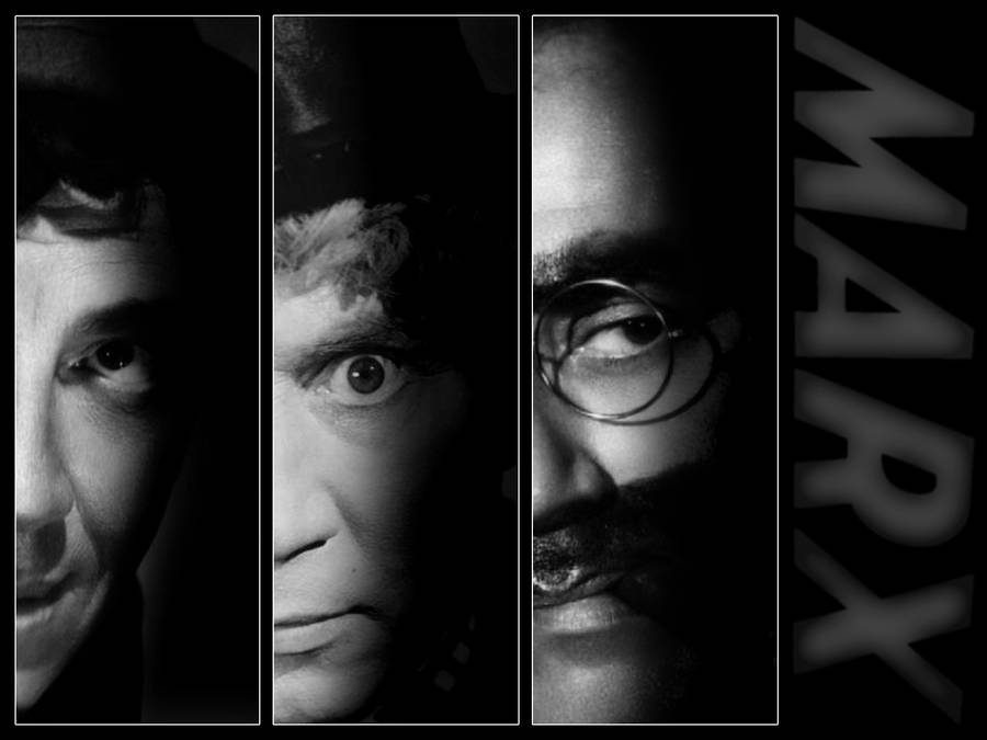 Marx Brothers Half Face Wallpaper