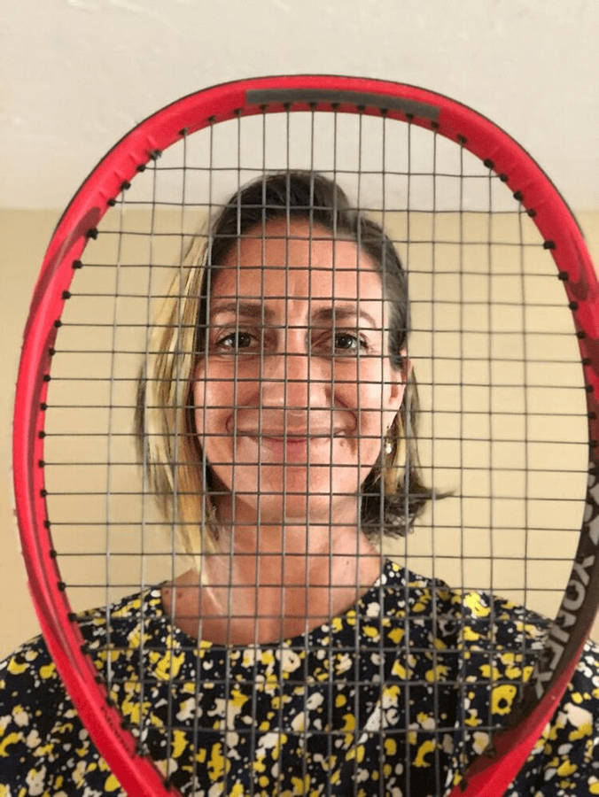 Mary Pierce Racket Face Wallpaper