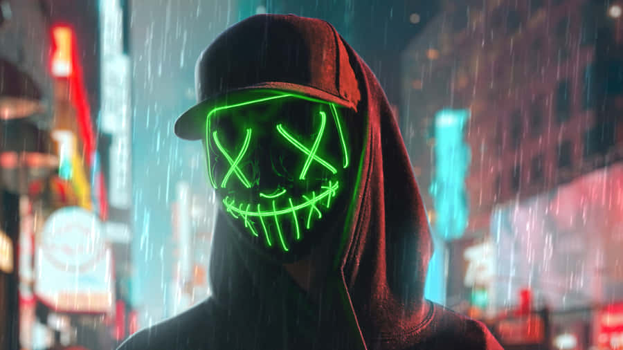 Mask Boy Hoodie Cap Wallpaper