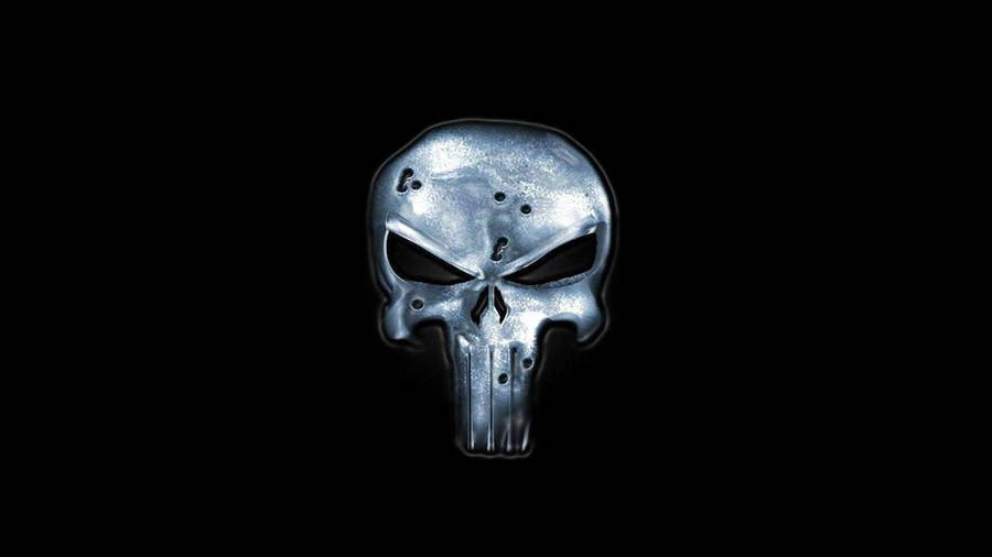 Mask Of The Punisher Logo Wallpaper