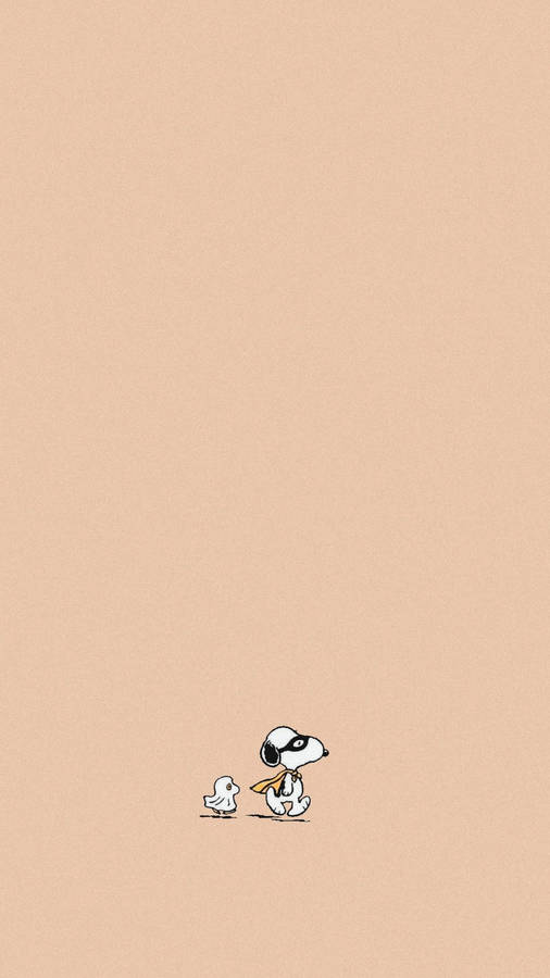 Masked Snoopy Halloween Wallpaper