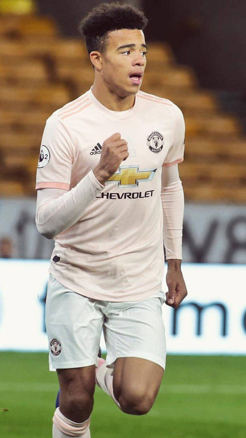 Mason Greenwood Running Wallpaper