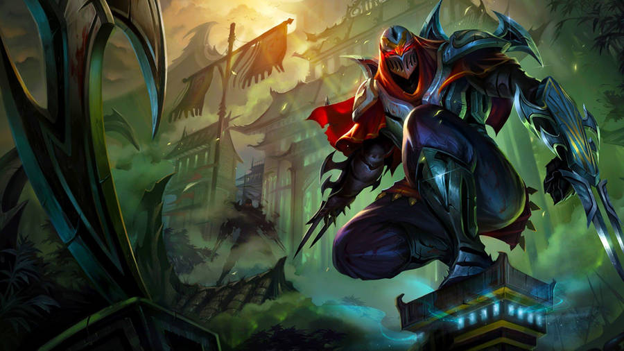 Master Of Shadows Zed Lol Wallpaper