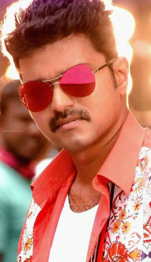 Master Vijay 4k Cool Moustache Wallpaper