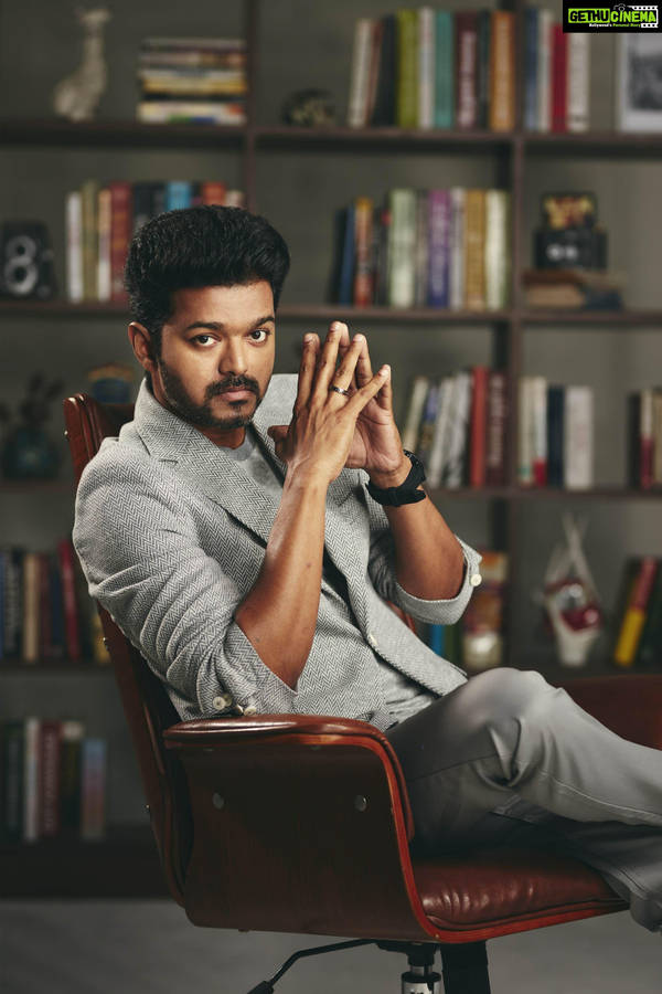 Master Vijay 4k Professor Style Wallpaper