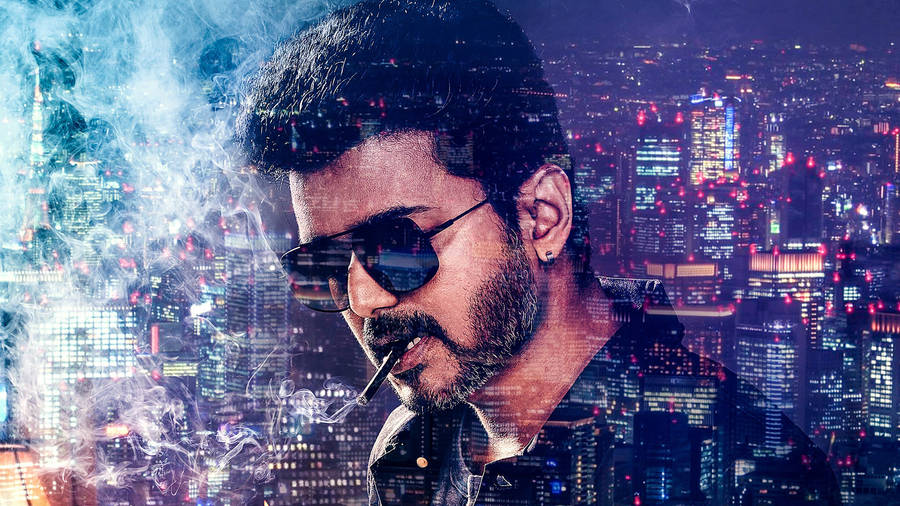 Master Vijay Hd Graphics Art Wallpaper