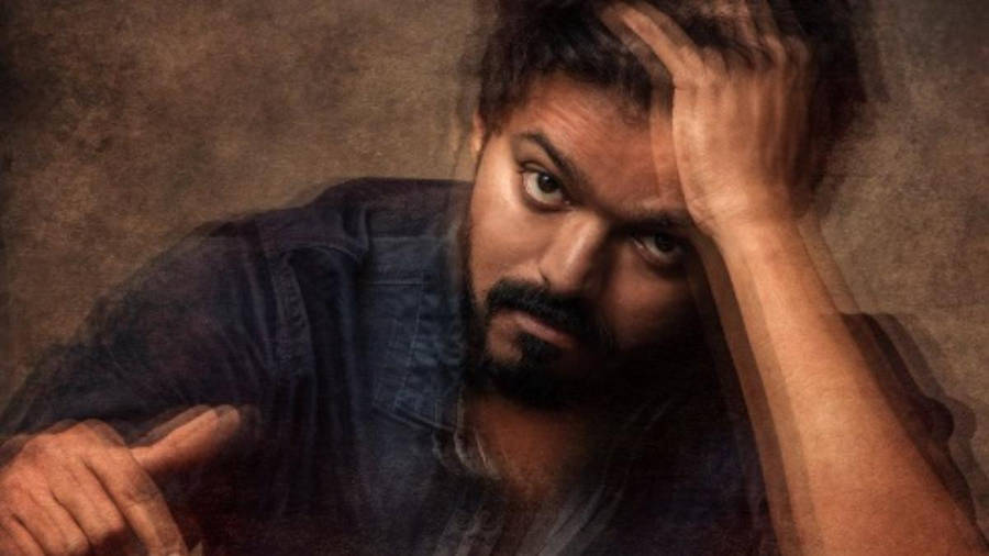 Master Vijay Stunning Look Wallpaper