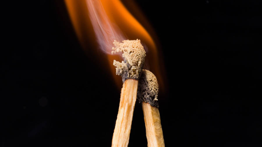 Matches Passing The Flame Wallpaper