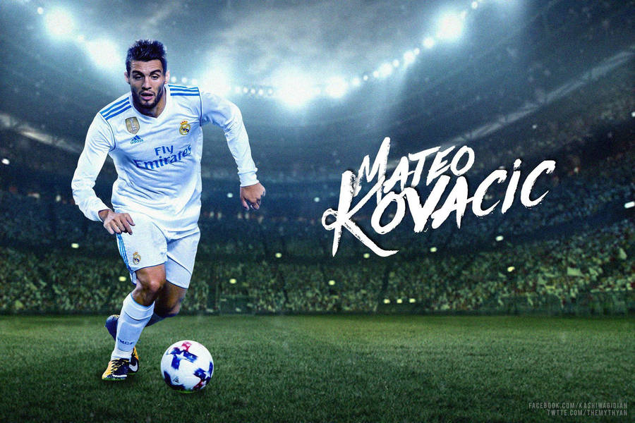 Mateo Kovacic White Font Wallpaper