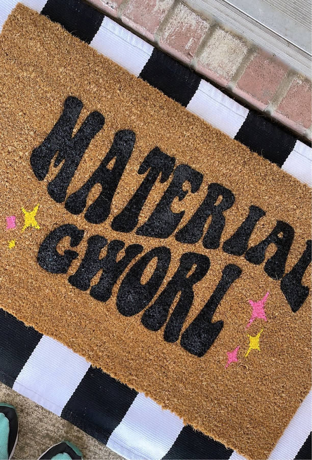 Material Gworl Coir Floor Mat Wallpaper