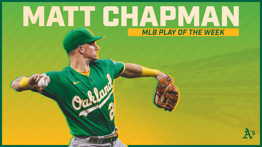 Matt Chapman Best Defensive Mlb Player Wallpaper