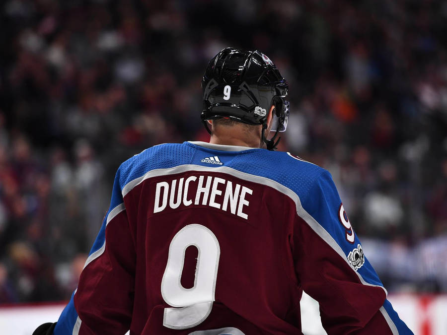 Matt Duchene In His Colorado Avalanche Jersey Wallpaper