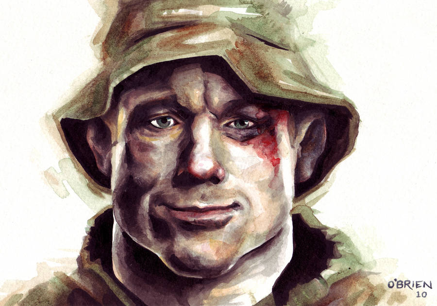 Matt Hughes Portrait Art Wallpaper