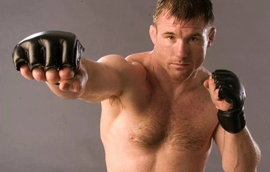 Matt Hughes Posing Punch Wallpaper