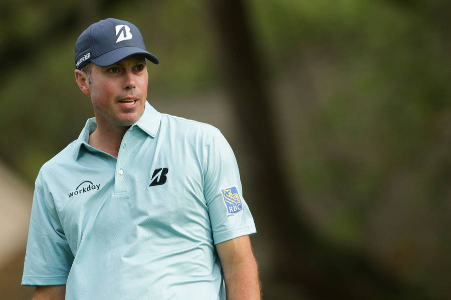 Matt Kuchar In Light Blue Shirt Wallpaper