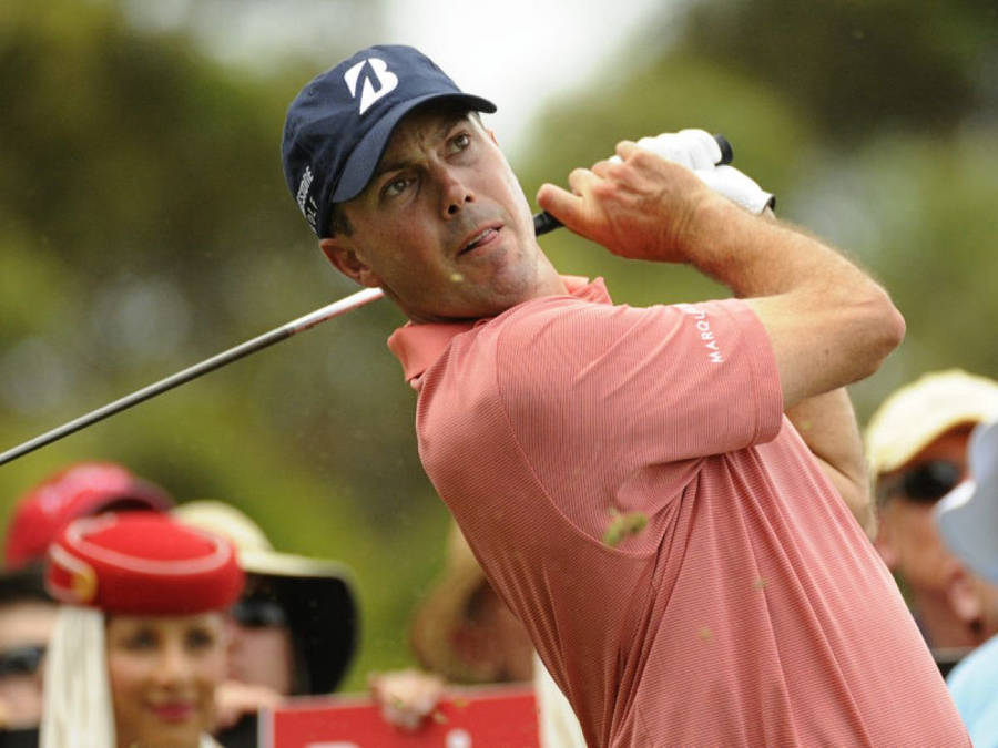 Matt Kuchar In Orange Shirt Wallpaper