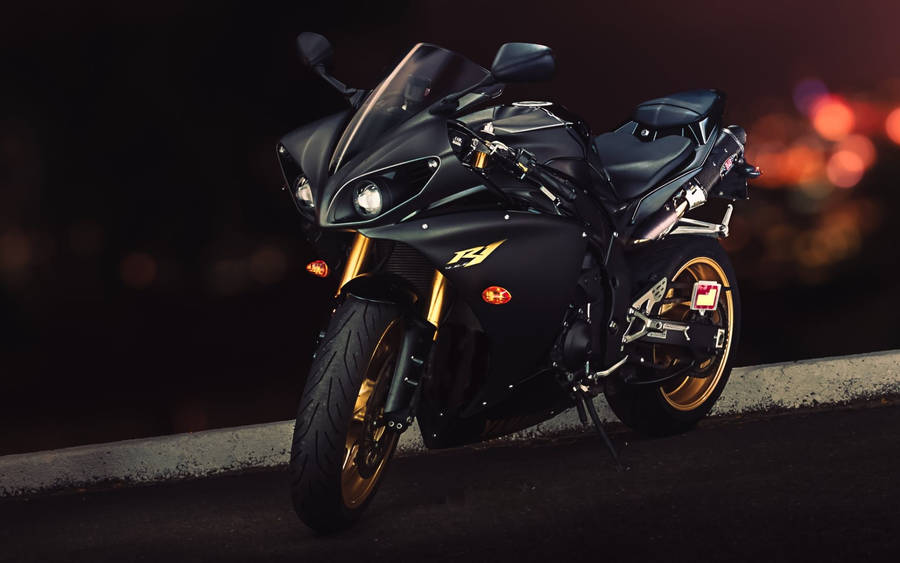 Matte Black Yamaha 1920x1080 Hd Bikes Wallpaper