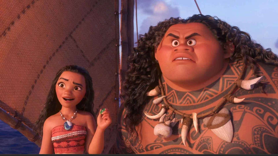 Maui Moana Talking Wallpaper