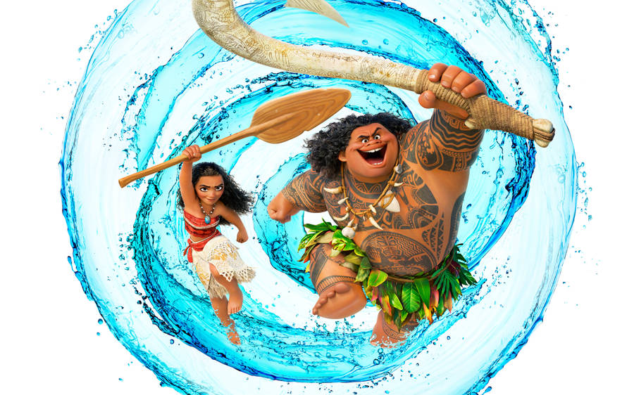 Maui Moana Water Circle Wallpaper