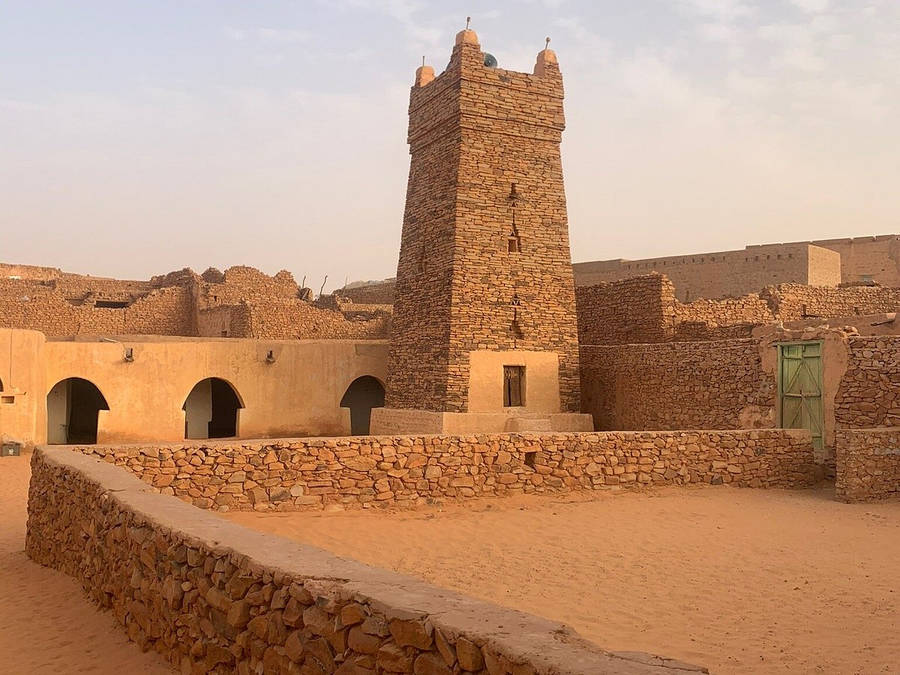 Mauritania Chinguetti Mosque Wallpaper