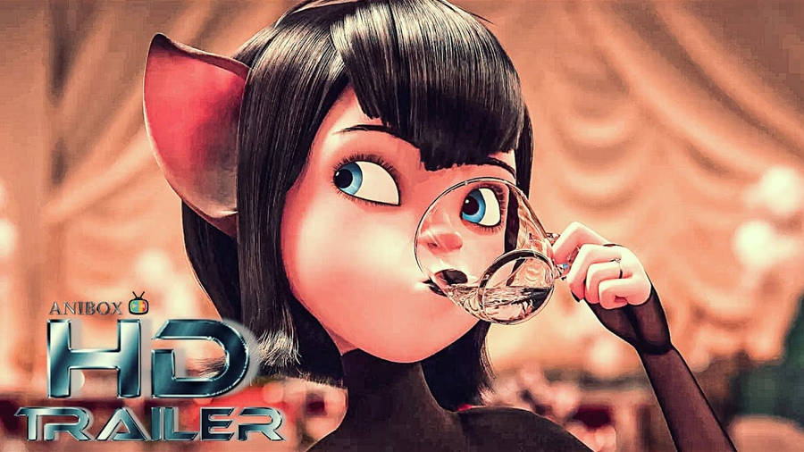 Mavis Drinking From Hotel Transylvania Wallpaper