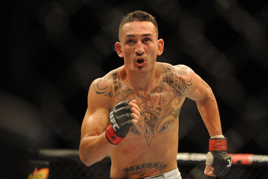 Max Holloway Jogging Pose Wallpaper