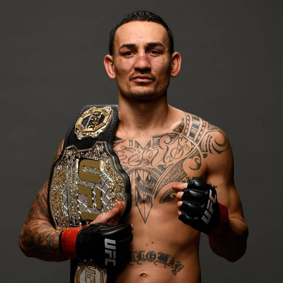 Max Holloway Tattoos Belt Wallpaper