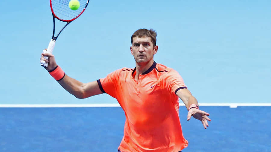 Max Mirnyi Serving At Atp Wallpaper