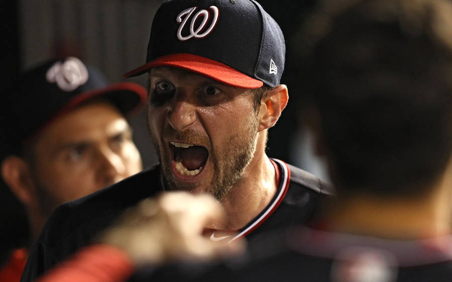 Max Scherzer Game Face Wallpaper