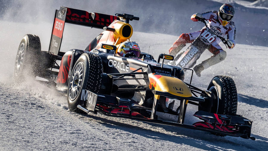 Max Verstappen Alpine Show Run Wallpaper