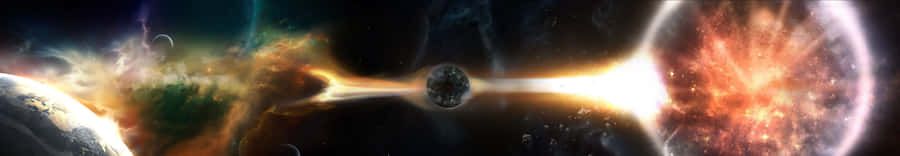 Maximize Productivity With Multiple Monitor Setup Wallpaper