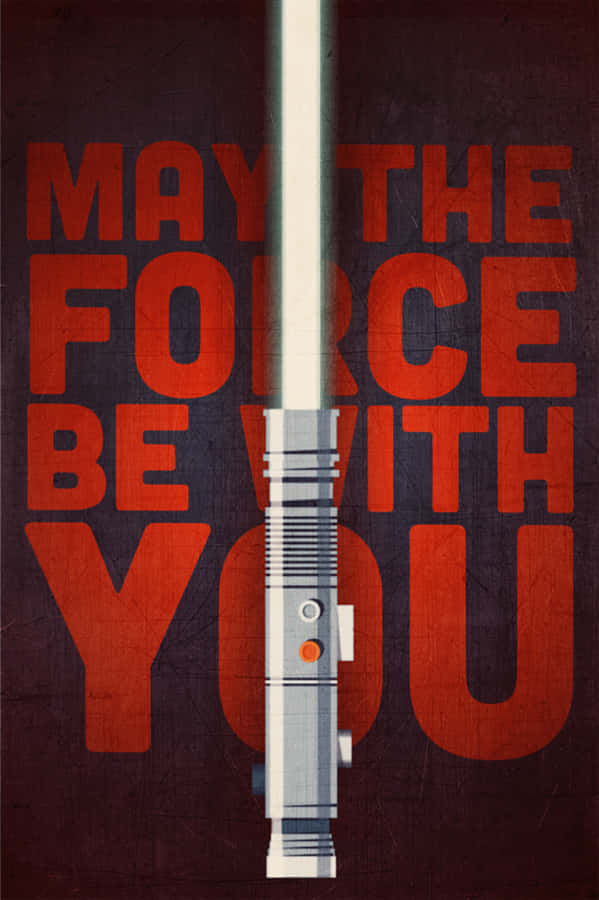 May The Force Be With You - Star Wars Characters And Lightsabers Wallpaper