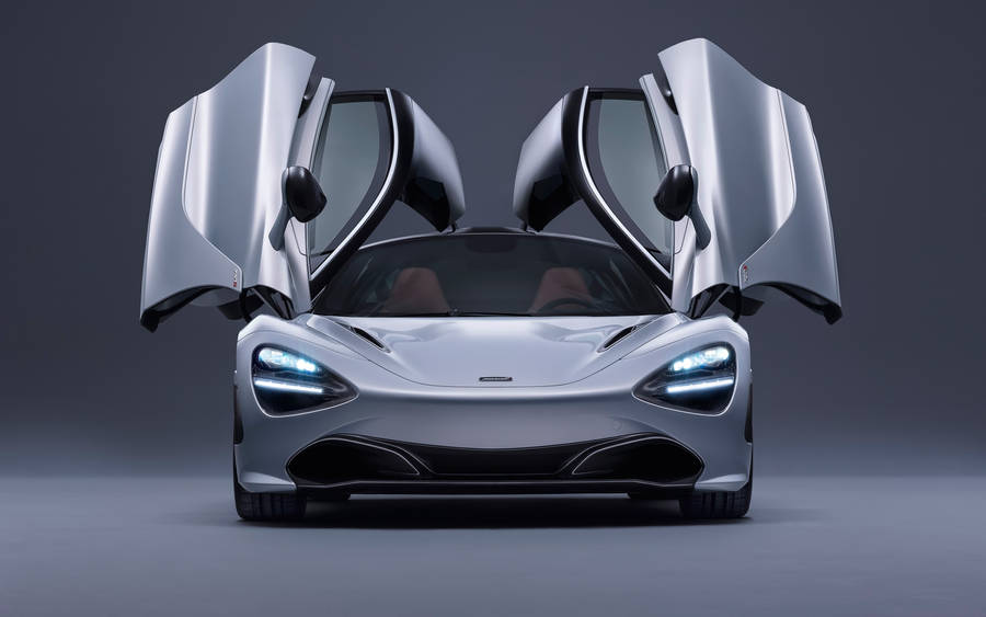 Mclaren 720s 4k Butterfly Doors Wallpaper